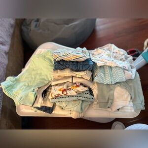 Newborn baby boy clothing mainly GERBER & Carter’s bundle - 31 items